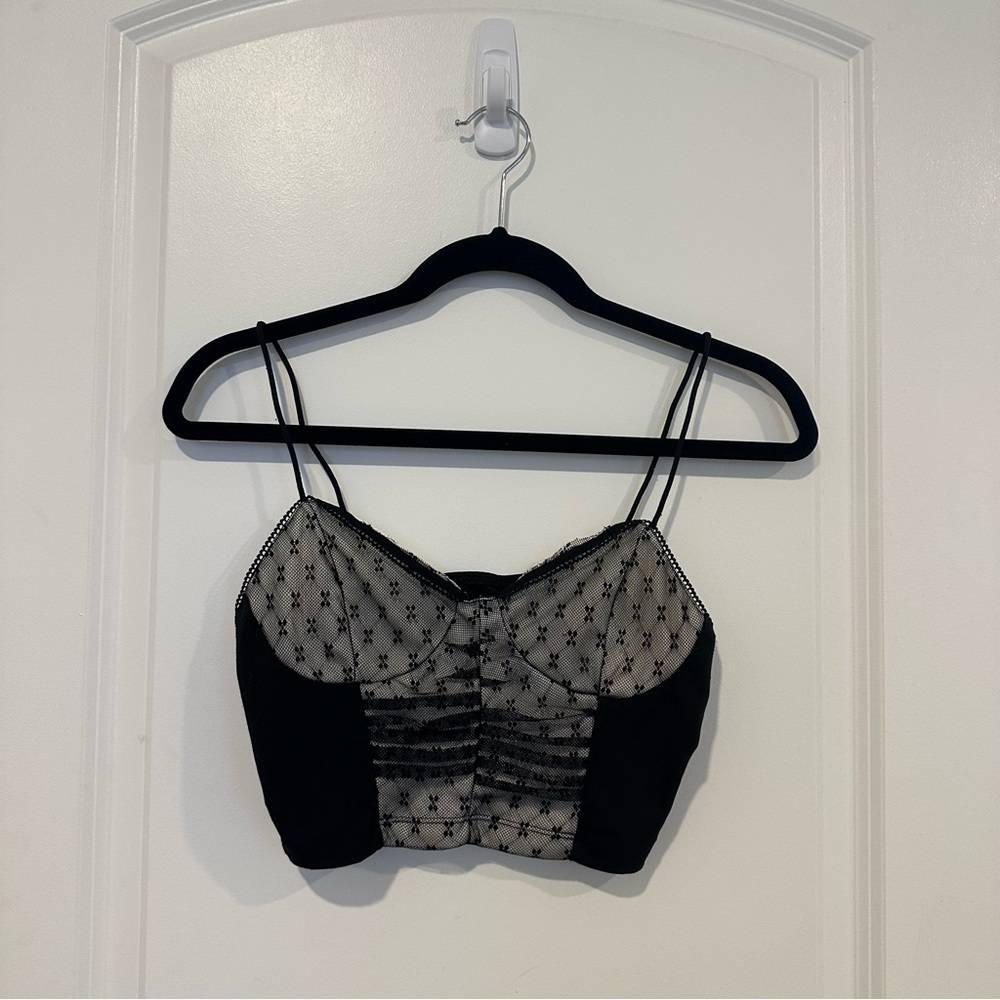 Black going out tank top